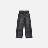 Crisscross Denim Jeans